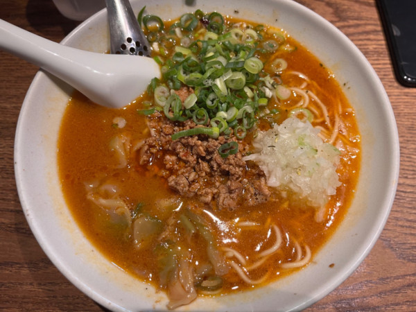 「担々めん並1,100円」@中華そば うめやの写真