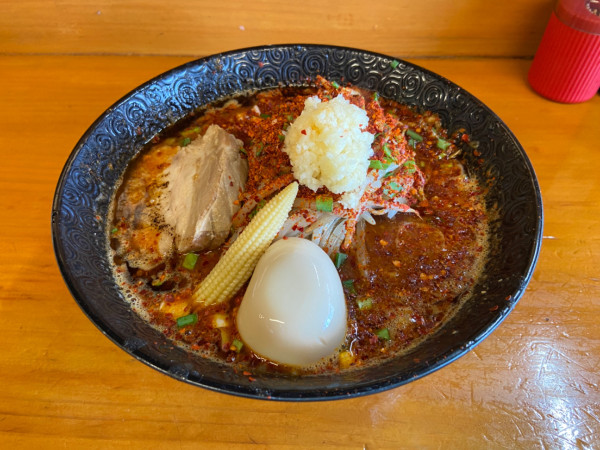 「味玉蠍ラーメン」@Japanese soba Noodles 蠍の写真