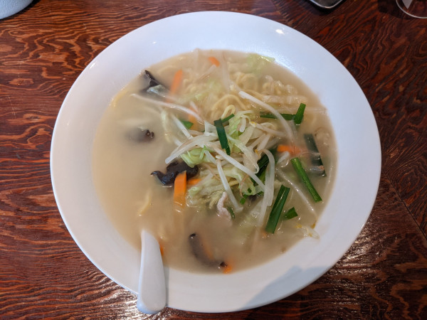 「タンメン：800円」@中華料理 康楽の写真