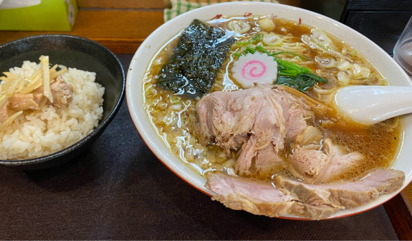 「政好セット¥1000&チャーシュー¥200」@中華そば政好の写真