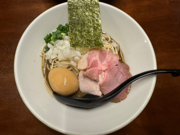 「濃厚そば＋味玉」@亀戸煮干中華蕎麦 つきひの写真