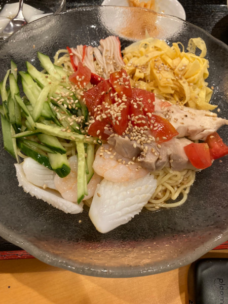 「冷やし中華（醤油）ランチ¥900」@中華 女児紅の写真