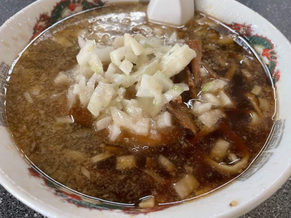 「玉ねぎ中華(中油):850円」@中華そば 龍華亭の写真