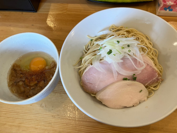 「【限定】ANT(脂生卵つけ麺)」@煮干らーめん 川むらの写真