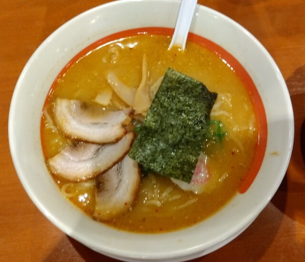 「味噌ラーメン 490円 ・大盛り 110円」@幸楽苑 寒河江店の写真