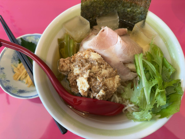 「戦慄の冷たい鯛ニボ汐らぁ麺 〜の味噌らぁ麺」@ハイデンコッコFACTORY 戦慄のワコマチカの写真