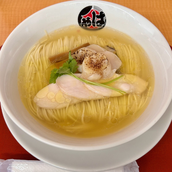 帆立鯛らーめん(1790円)+極上醤油雲呑麵(2290円)