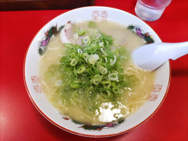 「ラーメン660円」@長浜ラーメン はじめの写真