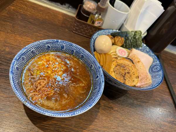 「【限定】濃厚えびつけめん」@麺処はなぶさの写真