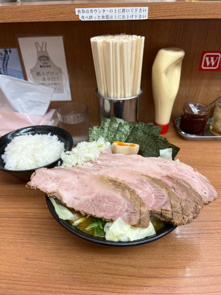 「若武者イエロー(¥1000)+チャーシュー(¥400)」@横浜らーめん 若武者の写真