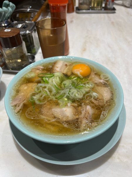 「中華そば(¥900)+生卵(¥50)」@ちえちゃんラーメンの写真