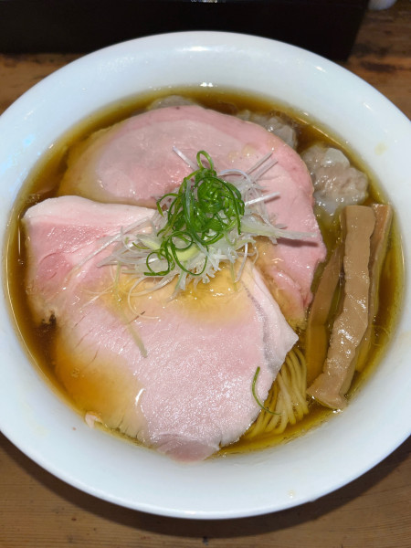 「わんたん中華そば」@中華そば しば田の写真