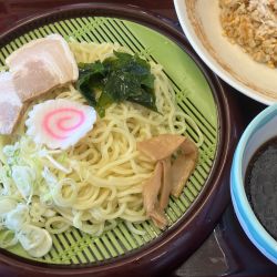 ざるラーメン400円(セット価格)他