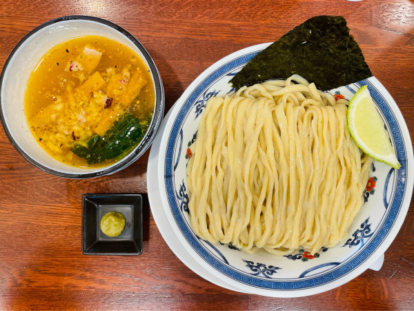 「鰹昆布水つけ麺（塩・300g）」@中華そば 千乃鶏の写真