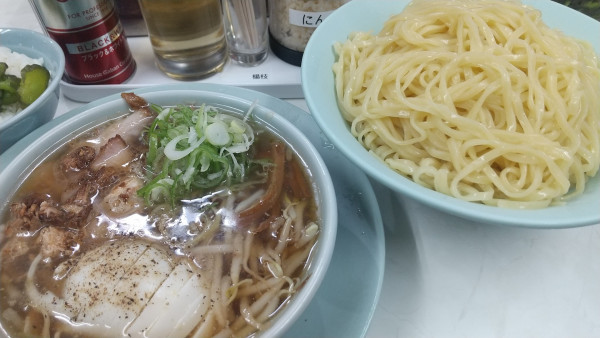 「もり中華大　ライス」@クマちゃんラーメンの写真