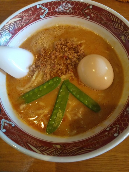 「担々麺（味玉付き）」@らーめん臺大の写真