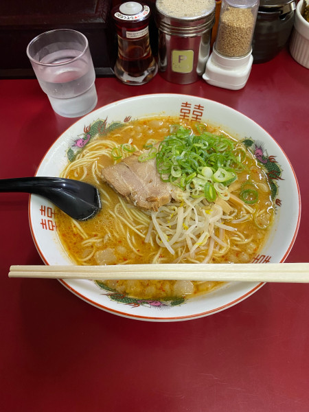 「味噌ラーメン大盛」@八福神の写真