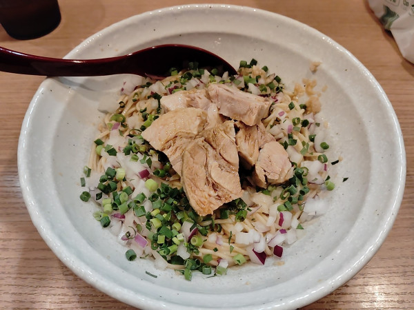 「夜（木・金）限定　ジョージのまかないまぜそば並　1000円」@麺小屋 てちの写真