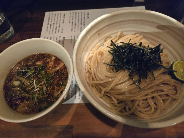 「支那つけそば大盛」@日本橋 製麺庵 なな蓮の写真