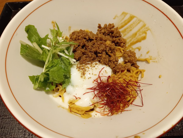 「汁なし担々麺・冷・辛1（¥1,050）」@垃垃飯店の写真