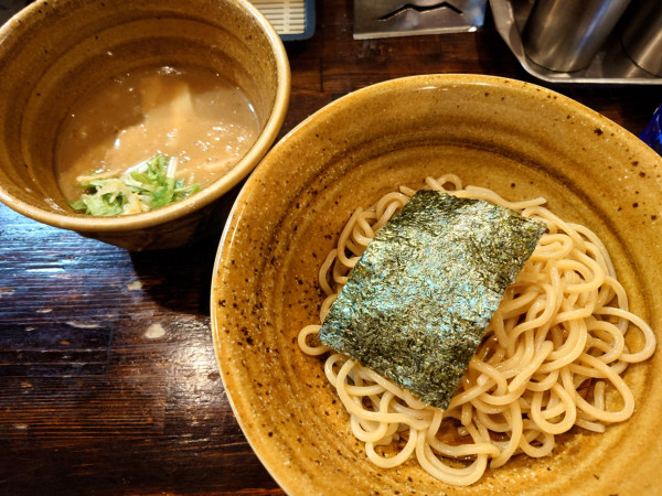 「ベジポタつけ麺(半麺、950円)」@つけ麺 えん寺 吉祥寺総本店の写真