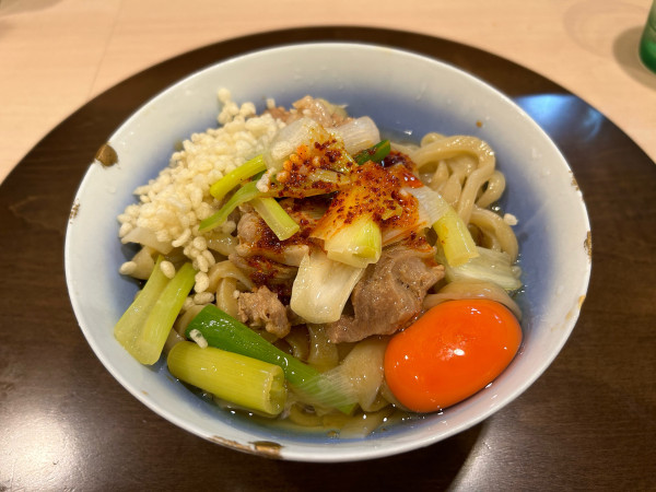 「冷やし肉南蛮麺」@手打麺祭 かめ囲の写真