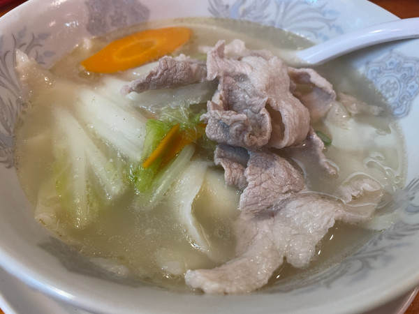 「刀削麺：1000円」@手打ちラーメン 千福の写真