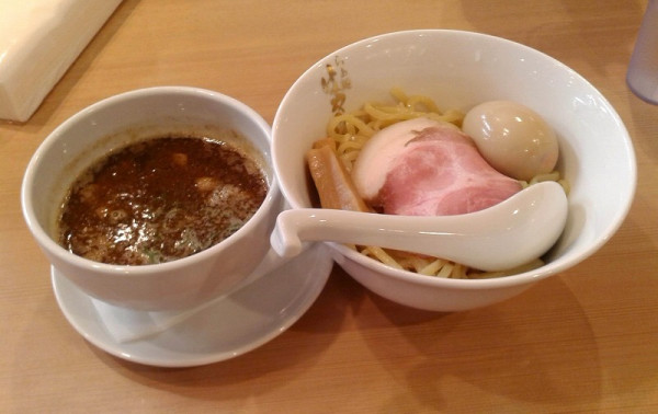 「味玉魚介鶏白湯つけ麺(1100円)」@らぁ麺はやし田 南船橋店の写真