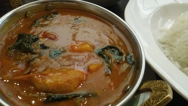 「ランチ 1カレーセット 日替り 900円」@タンドリーパレス 小石川店の写真