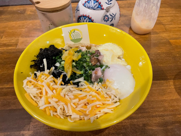 「「柚子油そば+チーズ+ゆず玉¥1,010」(半額クーポン利用)」@KOYUBIの写真