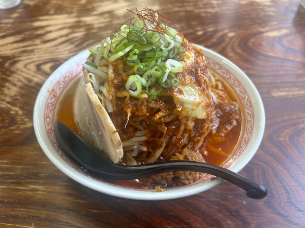 「マグマふじ麺（2辛）」@景勝軒 栃木平柳町店の写真