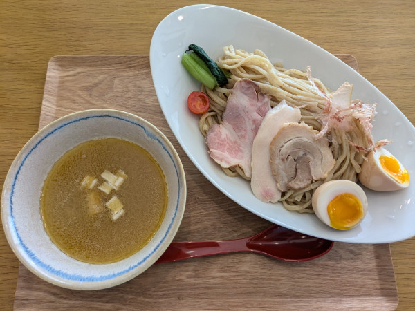 「味玉付 結まるつけ麺（大盛）」@結まるの写真
