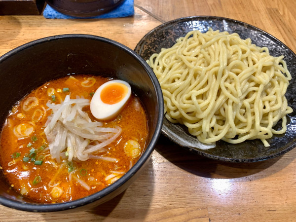 「辛味噌つけ麺1000円」@しょうえいの写真