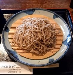 「ざるそば・田舎」@そば処 上代の写真