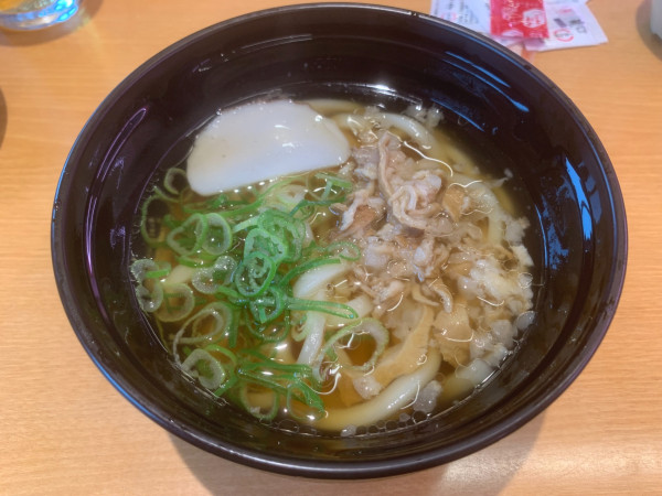 「かすうどん 390円」@スシロー 那覇天久店の写真