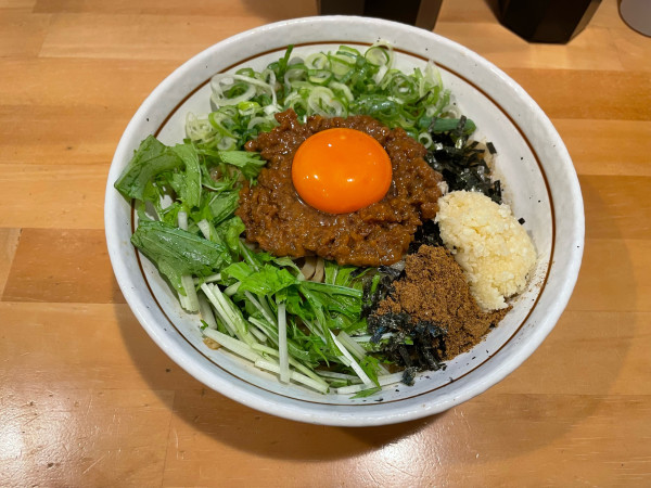 「冷やし台湾まぜそば」@濃厚担々麺 はなび 瀬戸店の写真