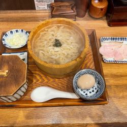 釜揚げつけ麺（鯵）小