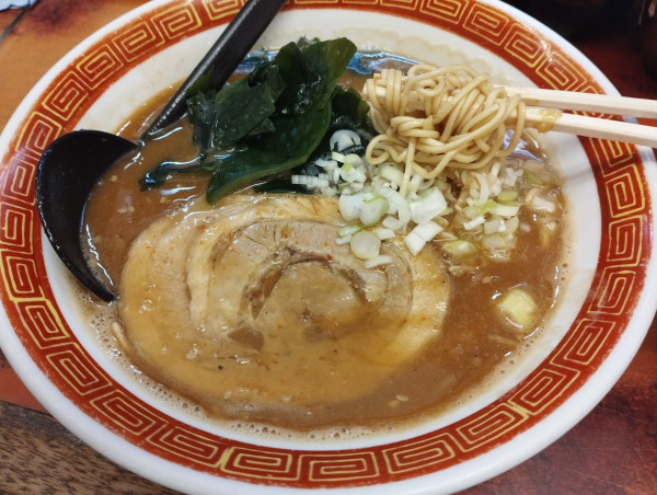 「辛味噌ラーメン(950)」@たつ屋 井土ヶ谷店の写真