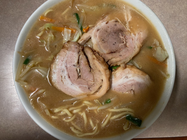 「ミソチャーシューメン」@来々軒の写真