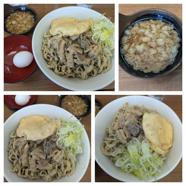 「【3連休限定】塩もつ煮込み油そば大➕南部煎餅」@ラーメンの店 どでん 北浦和店の写真