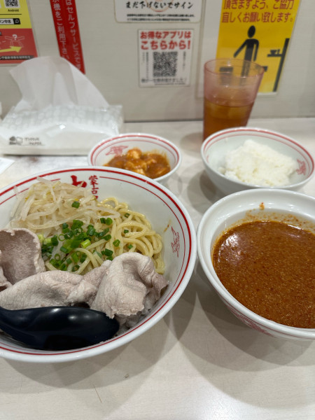 「限定 冷しゃぶヒヤミ 定食」@蒙古タンメン 中本 渋谷店の写真