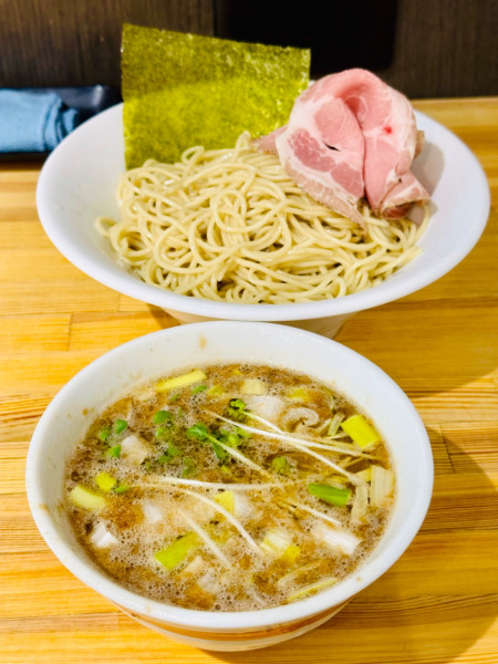 「【限定】濃厚甘エビイカ煮干しつけ麺【1300円】」@一番だしラーメン しんせんの写真