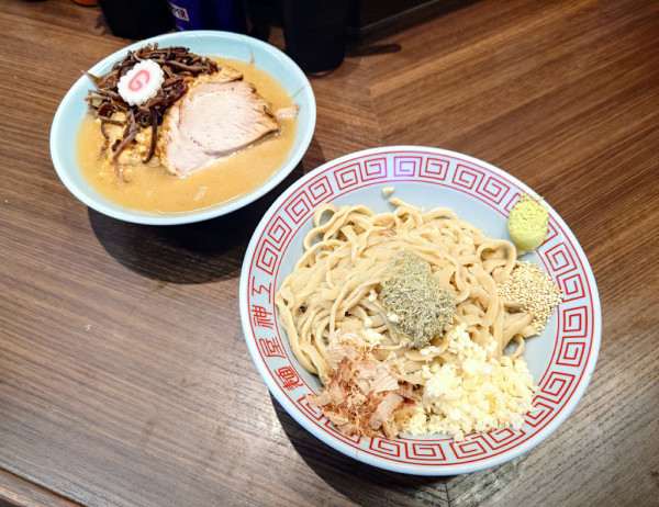 「限定 昆布水の塩生姜つけ麺」@麺屋 神工の写真
