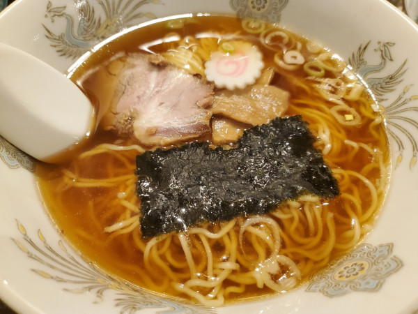 「ラーメン、ギョーザ セット」@竜門の写真