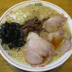 背脂煮干中華そば　950円