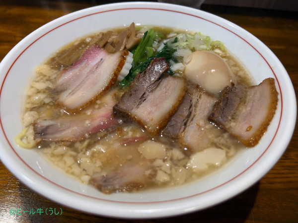 「特製中華そば(1100円)」@中華そば 博の写真