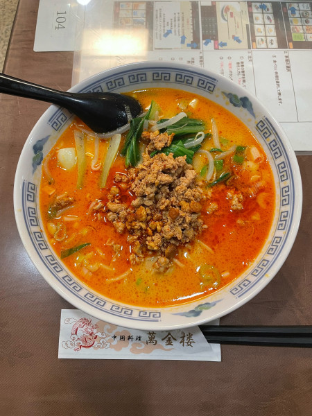 「四川本番担々麺と半炒飯セット(1408円)」@萬金楼の写真