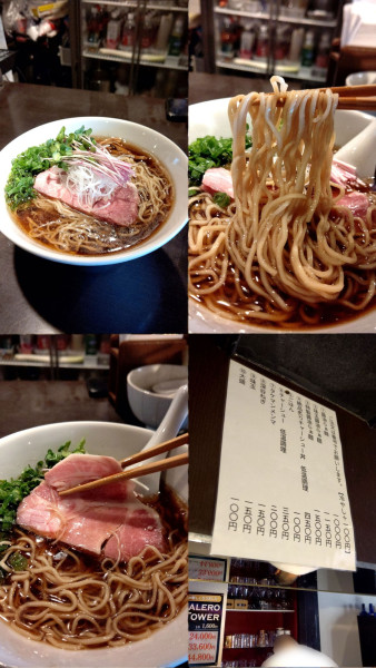 「『醤油らぁ麺+冷やしに変更+大盛』」@のど黒らぁ麺 永屋の写真