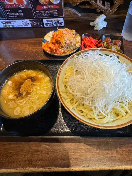 「つけ麺　ネギトッピング」@つけ麺まぜそば ショウザンの写真