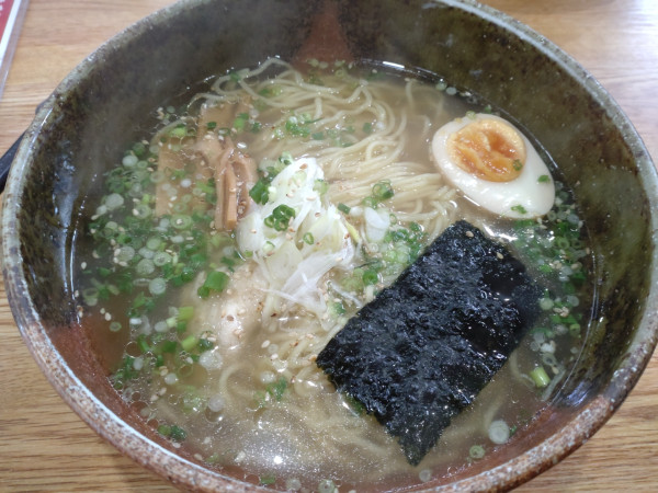 「塩ラーメン650円」@麺次郎 福島保原駅前店の写真
